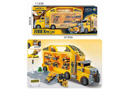 Friction Engineering Container Truck Set toys