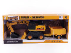 Friction Story Construction Truck W/L_S toys