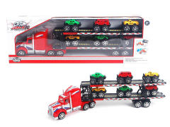 Friction Double Deck Trailer toys