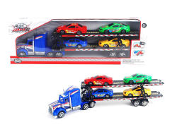 Friction Double Deck Trailer toys