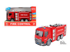 1:18 Friction Fire Engine W/L_S toys