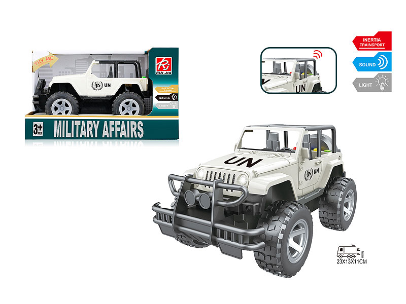 1:16 Friction Jeep W/L_S toys