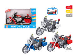 1:16 Friction Police Motorcycle W/L_S(3C)