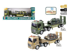 1:18 Friction Military Truck W/L_S(2C) toys