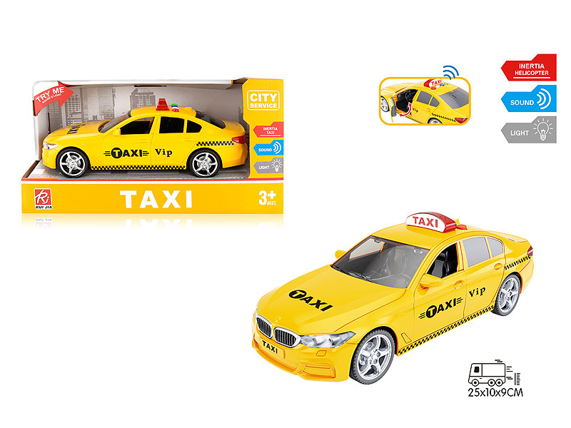 1:16 Friction Taxi W/L_S toys