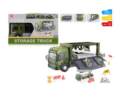 Friction Storage Military Car Set W/L_M toys