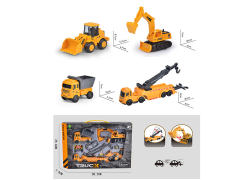 Friction Construction Truck Set toys