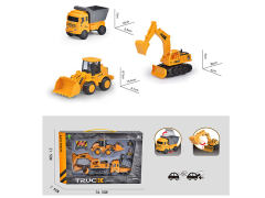 Friction Construction Truck Set toys