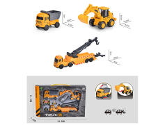 Friction Construction Truck Set toys