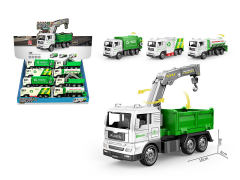 Friction Sanitation Truck(8in1) toys