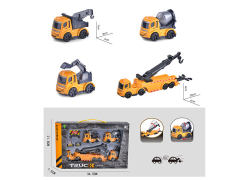 Friction Construction Truck Set toys