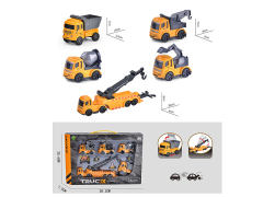 Friction Construction Truck Set toys