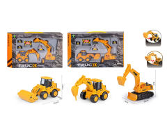 Friction Construction Truck Set(2S) toys