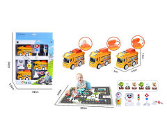 Friction School Bus Set toys