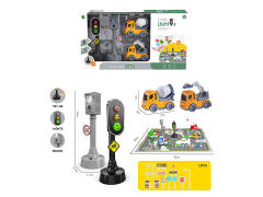 Friction Construction Truck & Traffic Lights W/L_S toys