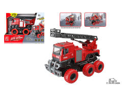 1:32 Die Cast Transforms Fire Engine Friction toys