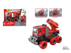 1:32 Die Cast Transforms Fire Engine Friction toys