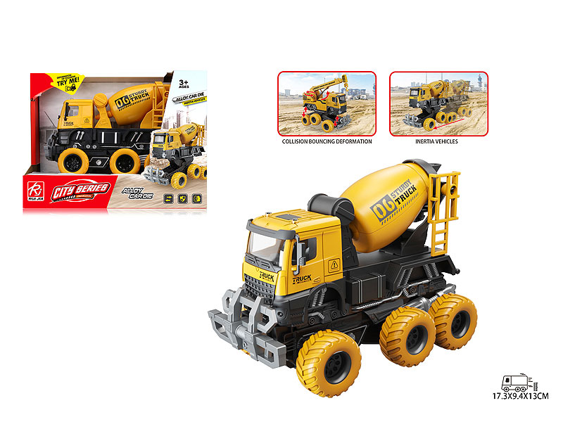 1:32 Die Cast Transforms Construction Truck Friction toys