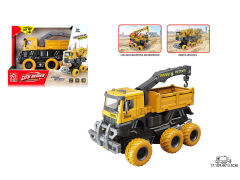 1:32 Die Cast Transforms Construction Truck Friction toys