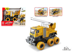 1:32 Die Cast Transforms Construction Truck Friction toys