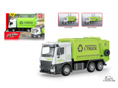 1:32 Die Cast Sanitation Truck Friction toys