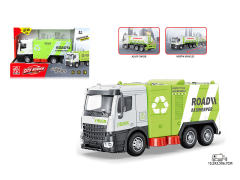 1:32 Die Cast Sanitation Truck Friction toys