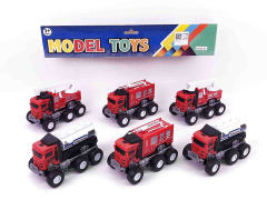 Friction Fire Engine(6in1) toys