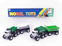 Friction Sanitation Truck(2in1) toys