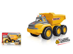 Friction Construction Truck W/L_S toys