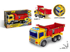 1:16 Friction Construction Truck W/L_S toys