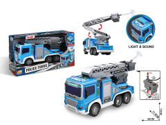 1:16 Friction Fire Engine W/L_S toys