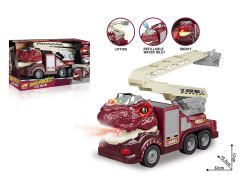 1:16 Friction Spraying Fire Engine W/L_S toys