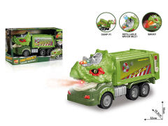 1:16 Friction Spraying Sanitation Truck  W/L_S toys