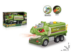 1:16 Friction Spraying Sanitation Truck  W/L_S toys