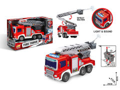 1:20 Friction Water Spray Fire Engine W/L_S toys