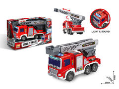 1:20 Friction Fire Engine W/L_S toys