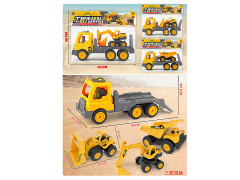 Friction Construction Truck(3S) toys