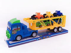 Friction Double Deck Trailer(2C) toys