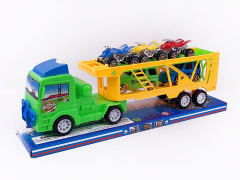 Friction Double Deck Trailer(2C) toys