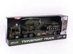 1:16 Friction Military Truck W/L_S toys