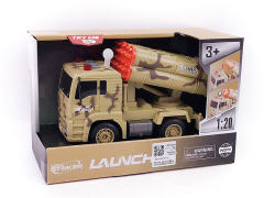 1:20 Friction Missile Car W/L_S toys