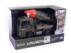 1:20 Friction Missile Car W/L_S toys