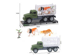 Friction Truck Tow Animal toys