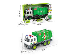 Friction Sanitation Truck W/L_S toys