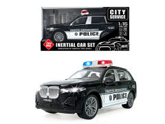 1:16 Friction Police Car W/L_S toys