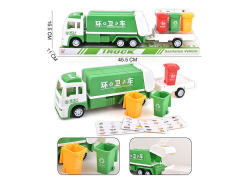 Friction Sanitation Truck toys