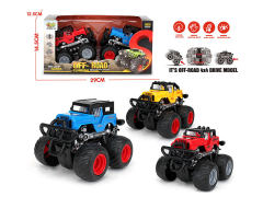 Friction Stunt Jeep(2in1) toys