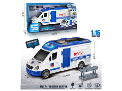 Friction Police Car W/L_S toys