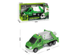 1:16 Friction Sanitation Truck W/L_M toys