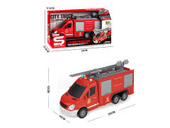 1:16 Friction Sprinkler Fire Engine W/L_M